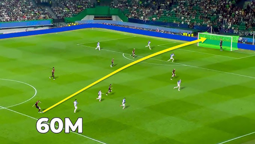 没有最远，只有更远！足坛极限远射破门集锦 场面炸裂程度拉满