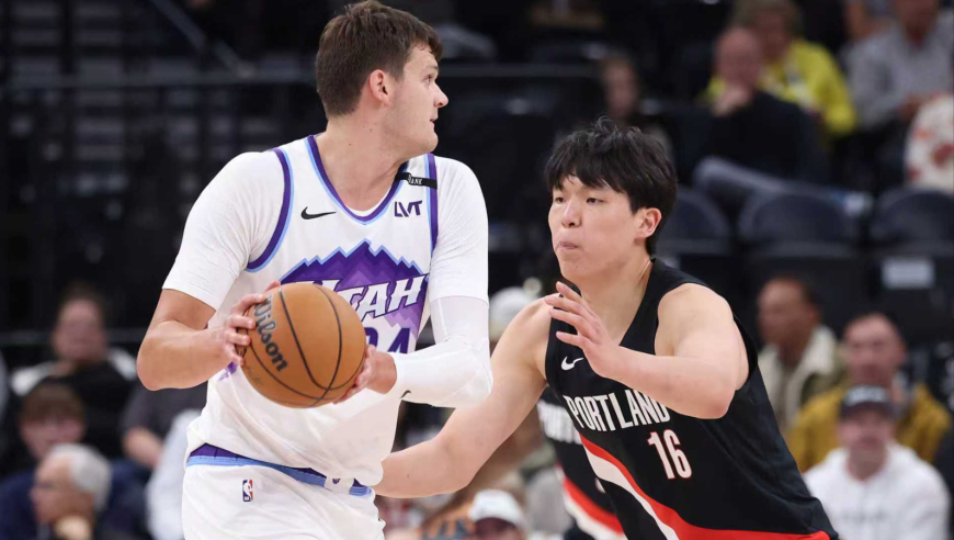 杨瀚森半场3分2抢断集锦：外线张弓射日依旧稳定 篮下补防送血帽