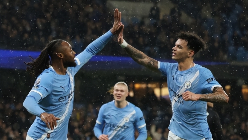 3:0！哈兰德连场破门追平曼联传奇 曼城连破2大纪录 紧咬阿森纳