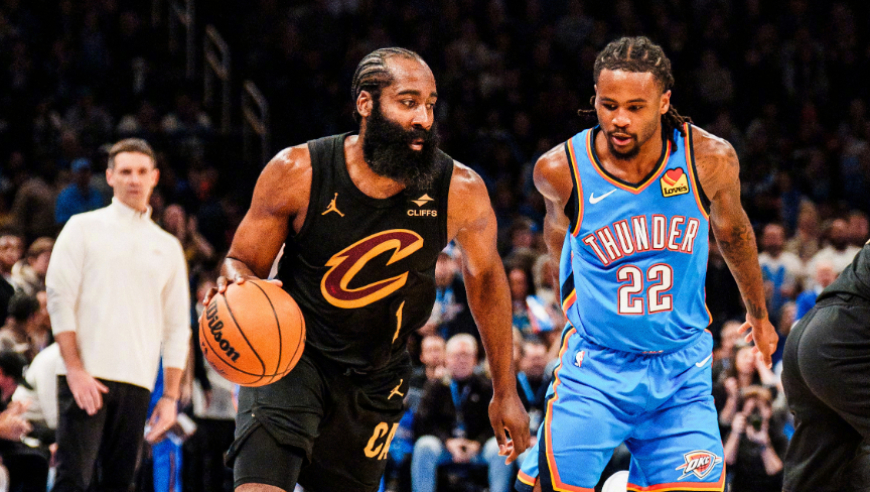 场均21分11板，从蓝领打成球队超级核心！哈登这次让骑士赚大了