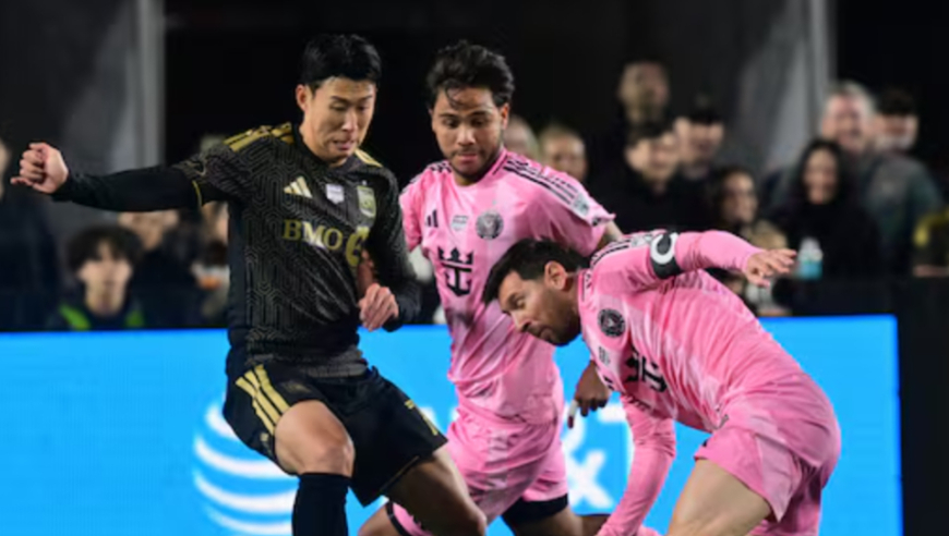 七年之后再相逢，孙兴慜率队完胜，梅西空有表现难救主