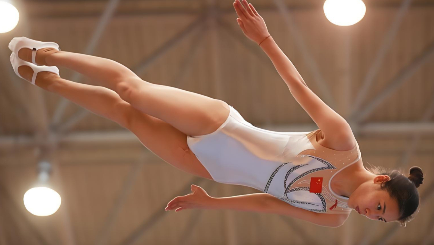 体坛名场面｜蹦床世界杯封神一战！刘灵玲逆转夺冠，打破对手金牌梦