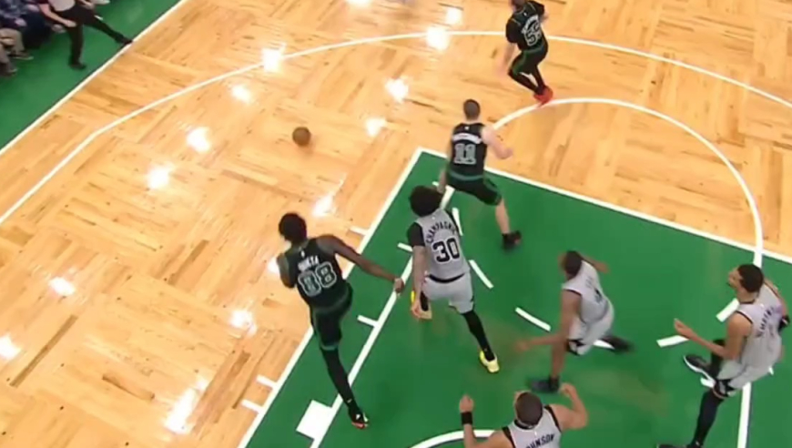 决胜时刻 回顾凯尔特人对阵马刺最后一刻