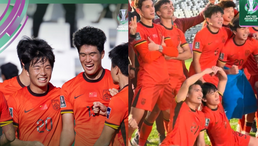 球迷合唱歌唱祖国！U23国足赛后久违欢呼：拜合拉木做姆巴佩庆祝