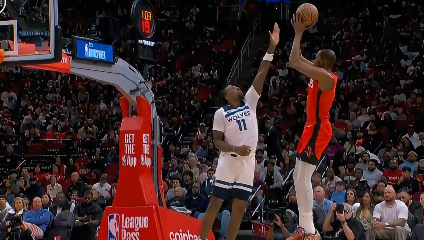 死神提前降临！杜兰特神奇2+1外加底角压哨三分助火箭瞬间追回分差