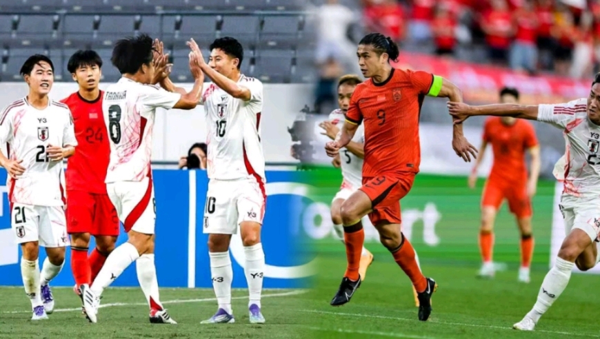 东亚杯中国0-2日本遭两连败：张玉宁失单刀王钰栋伤退，这一战给几分？