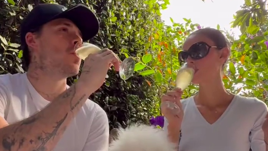 贝克汉姆长子和豪门妻度假，就在公开抨击父母后，&ldquo;甜到发腻&rdquo;