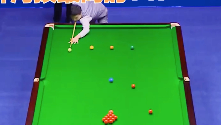 体坛记忆｜世界之巅尖峰对决丁俊晖强行冲击单杆，创造最高海拔满分