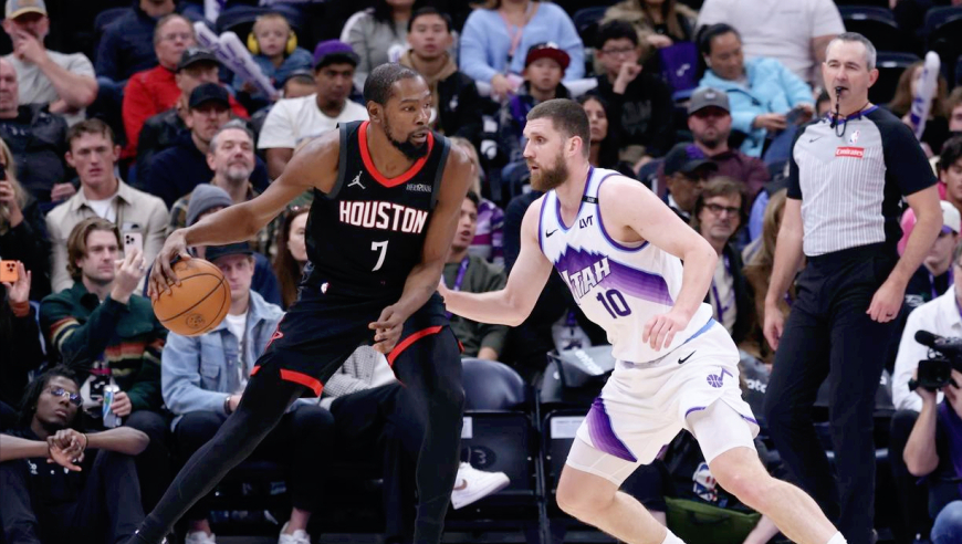 议起复盘｜杜兰特回归+谢泼德首发！火箭进攻行云流水，爵士防线崩盘