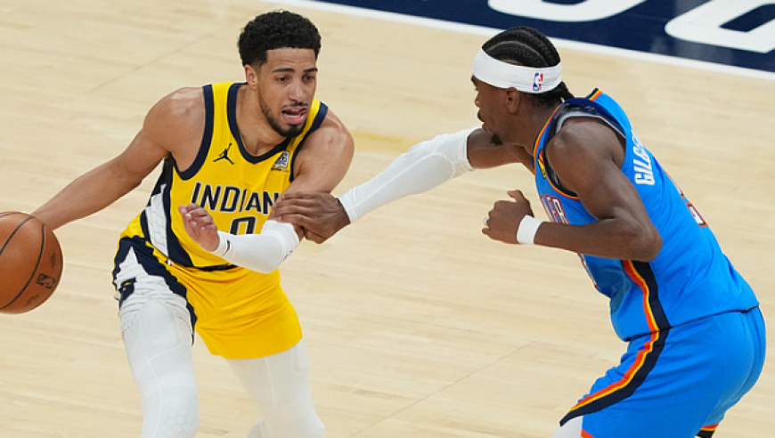 NBA总决赛：步行者擒雷霆总分2-1 哈利准三双马瑟林27分立功