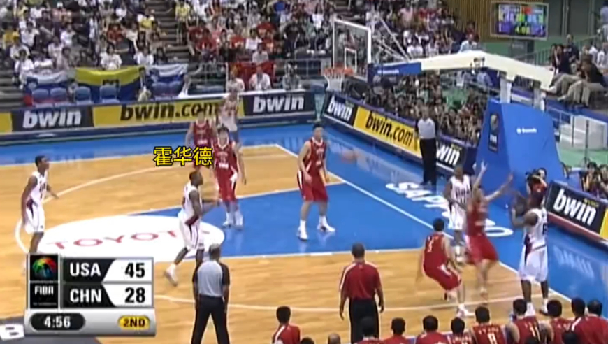 中美男篮实力差距最小的一次，输球不输气势！以为要崛起，没想到是巅峰｜体坛记忆