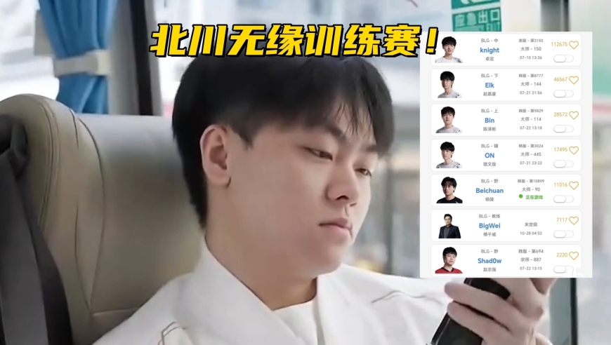 北川无缘BLG训练赛！官方更新选手奖金榜：Ruler晋升历史第二