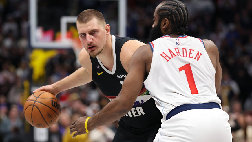 掘金终结快船三连胜！约基奇复出24分钟31+12+5 哈登小卡46分