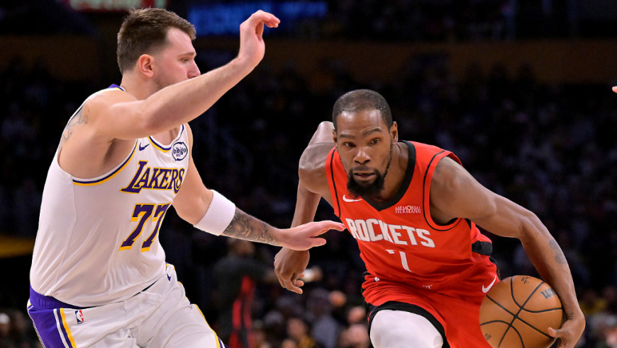 死神不只会得分！杜兰特vs湖人9次助攻全过程：盘活火箭全队不贪功