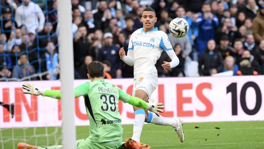 戏剧！格林伍德怼着门将脸极限挑射破门，马赛遭对手吊射读秒绝平