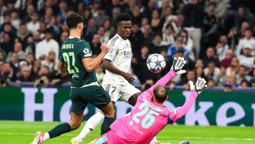 欧冠：曼城客场2-1逆转皇马 哈兰德点射罗德里戈破球荒