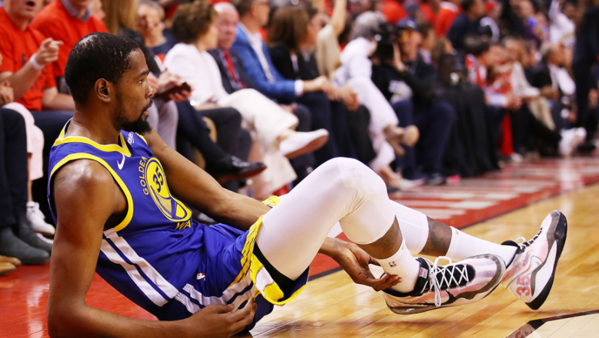 杜兰特：加盟勇士因不想再被包夹 当时没有人提醒我有跟腱风险