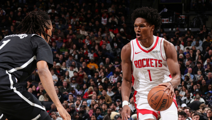 阿门汤普森vs篮网23分全过程：无解对抗冲击+12中10火箭最高分