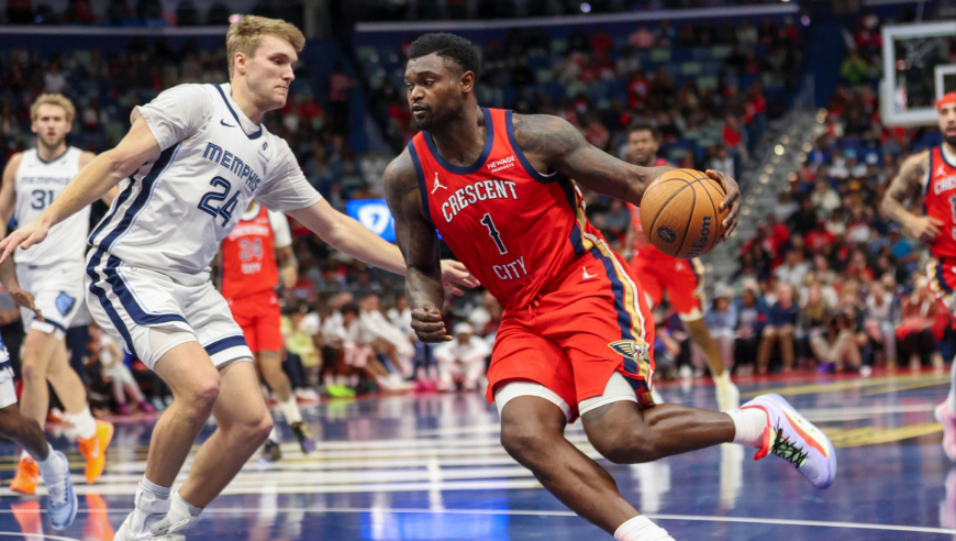 极限绝平！锡安0.9秒扛着3j防守 篮下强行打进绝平