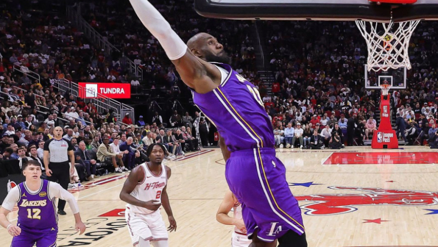 48战77记扣篮！詹姆斯又创多项神迹 极高效率变第三进攻选择