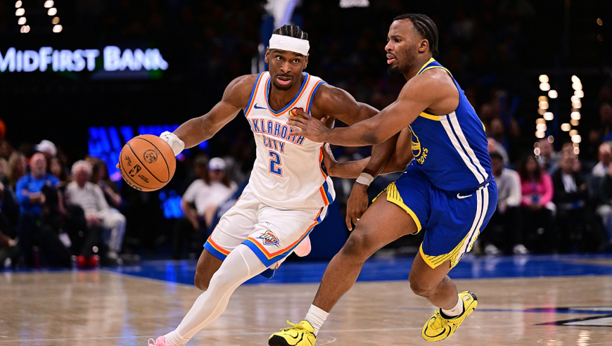 【集锦】勇士97-104雷霆 亚历山大27分关键三分一锤定音雷霆赛季横扫勇士