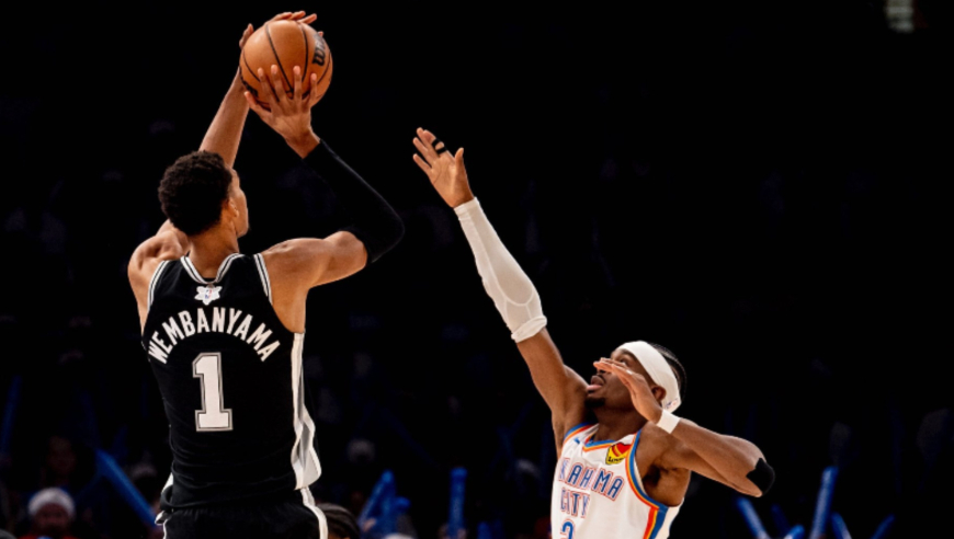 雷霆克星！文班亚马年终大战19+11集锦：攻防无解三杀卫冕冠军！