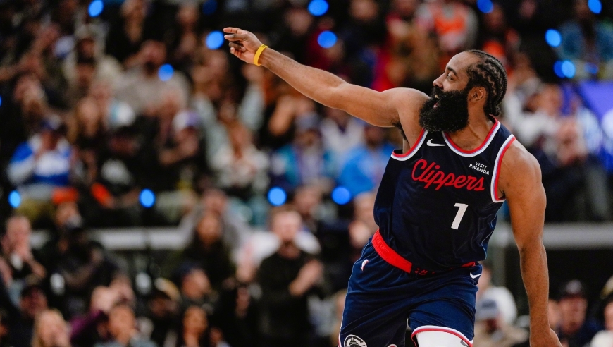 12战10胜！快船一口气获4大喜讯：哈登32+10迎里程碑+泰伦卢开窍