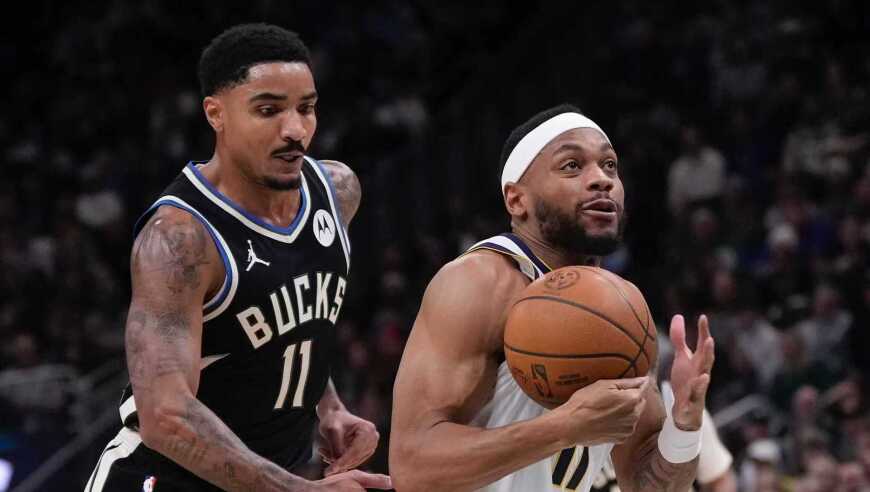 字母哥22+13+7伤退！雄鹿无缘23分逆转残阵掘金 近8战6败