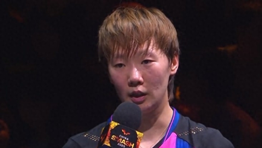 4-2击败孙颖莎！王曼昱夺冠赛后发言让人更佩服，谦虚、低调