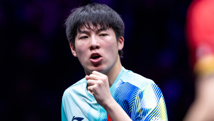 谁说国乒后继无人！19岁小将躺地尽情释放，关键球太强硬 | 赛点