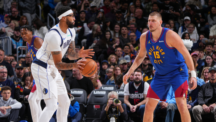 掘金独行侠决胜时刻：约基奇三分三连铁 浓眉率队大火收汁