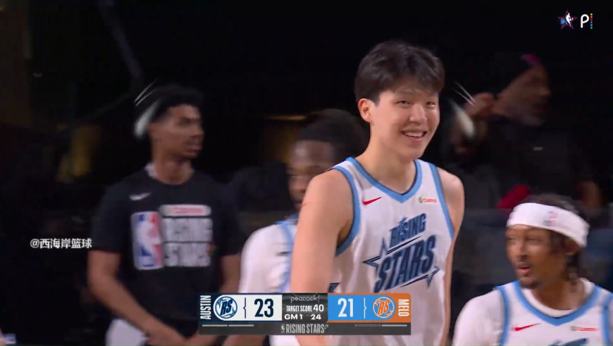 瀚森本场比赛集锦：5中4拿到10分2篮板
