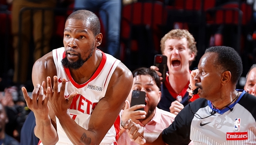 23分14助攻4断0失误！24分18板！火箭二少生涯之夜，KD超越乔丹