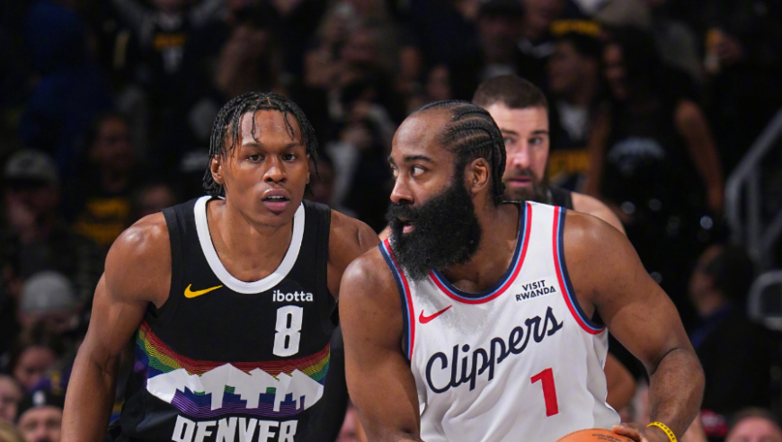 丑陋的比赛！快船不敌掘金，约基奇复出17次罚球，哈登和小卡尽力了