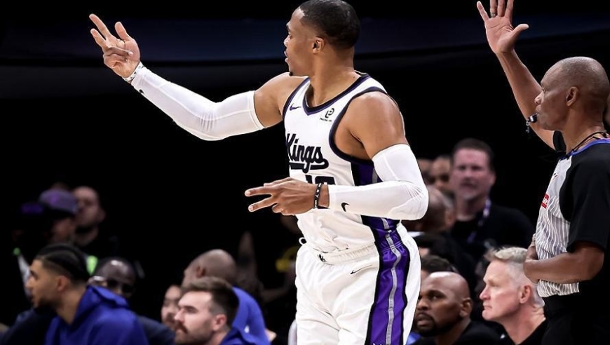 勇士太子空砍24分，国王主场一雪前耻，威少23+16+10宣战联盟第一