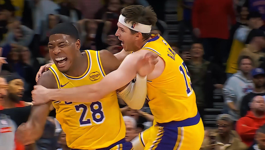 5日NBA官方十佳球：里夫斯铅球式2+1 湖人76人两大绝杀包揽前二