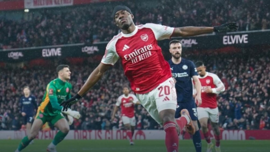 足总杯-多点开花！阿森纳4-0维冈晋级16强，埃泽两助攻，热苏斯造两球