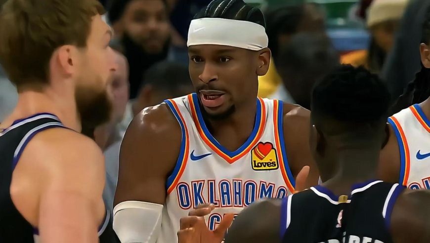 硬刚裁判！威少扑防亚历山大被吹犯规 随后国王挑战得到改判