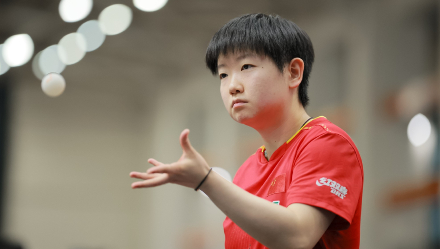 乒乓球亚锦赛女团决赛 孙颖莎3-0张本美和 赛点局回放