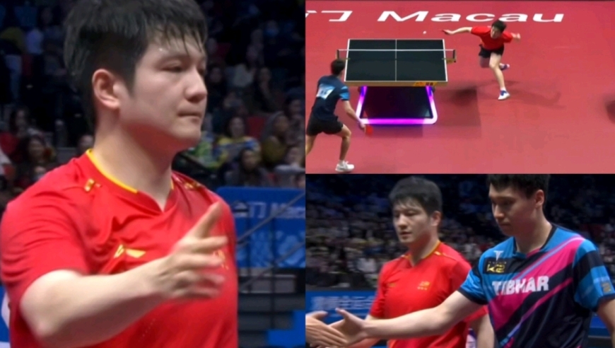 超激烈！孙闻面对樊振东出手坚决毫不退台，23拍加速对攻令观众尖叫连连