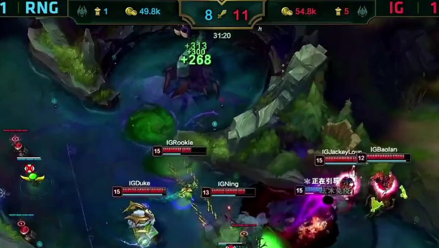 LOL：历史上第一次季后赛一串四，IG背景板，Uzi给卡莎打上了烙印