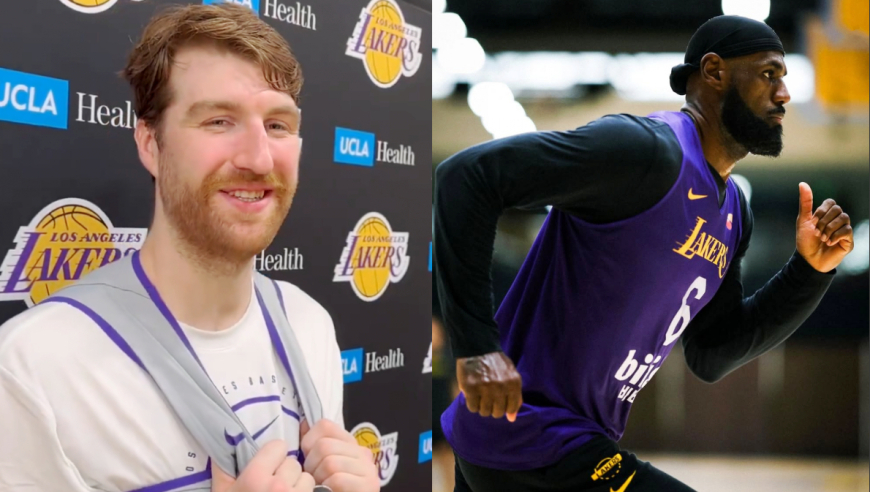 湖人新援蒂米：詹姆斯可是GOAT啊！和他一起在G联赛训练太疯狂