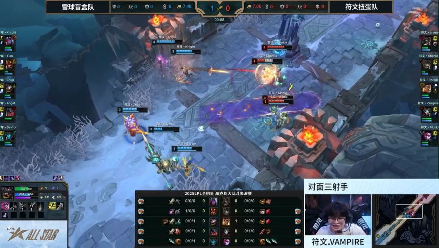 2025LPL全明星海克斯大乱斗英雄麦克疯