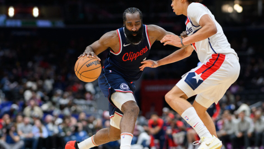 15日NBA前瞻：哈登率领快船冲击4连胜 弗拉格力争赛季三杀掘金