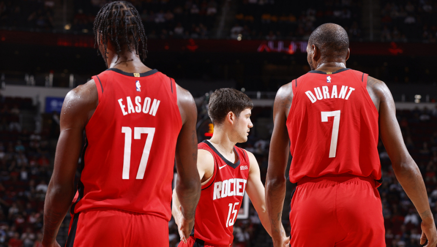 21日NBA官方十佳球：谢泼德追身大帽自我救赎 杜兰特助飞伊森隔扣