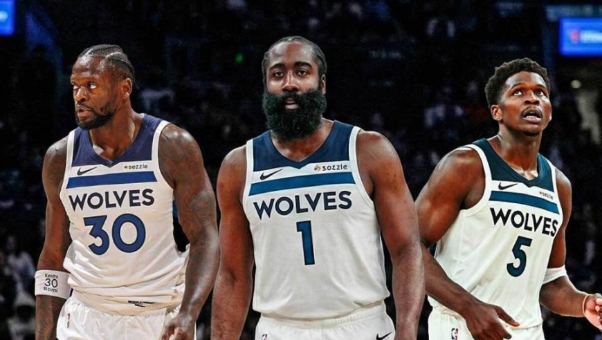 哈登联手爱德华兹冲冠？美媒模拟三方交易：快船获多首轮哈登去森林狼