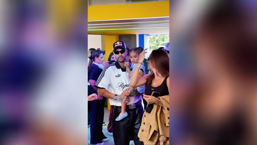 父女情深！内马尔女儿模仿老爹庆祝，太像了