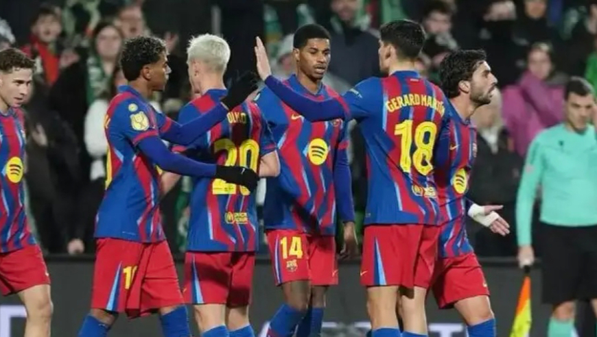 国王杯：巴萨2-0桑坦德竞技晋级下一轮 费兰-托雷斯、亚马尔破门