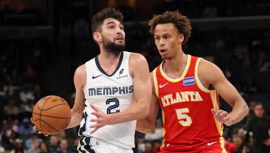 NBA季前赛：老鹰险胜送灰熊3连败 特雷杨三分8中0杰伦20+7