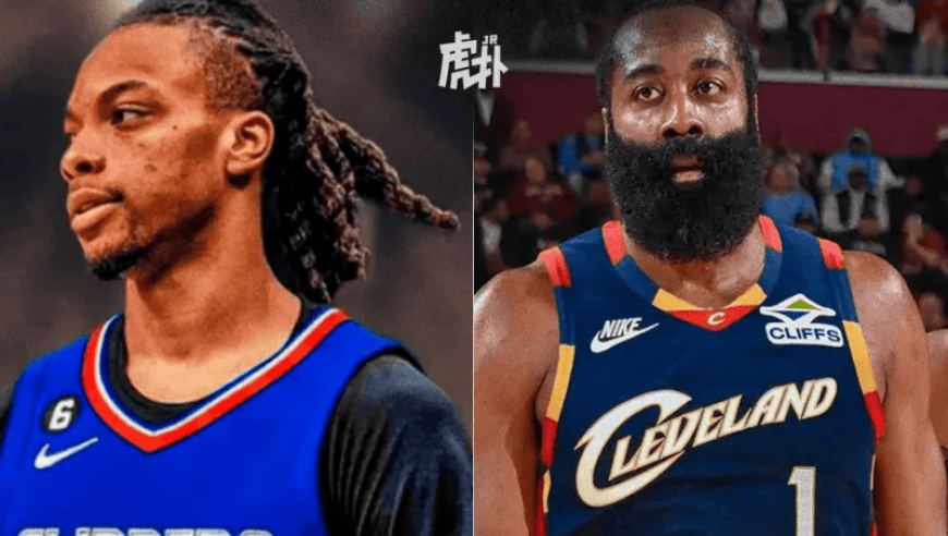 哈登加兰互换交易ESPN评级：骑士B，快船B-